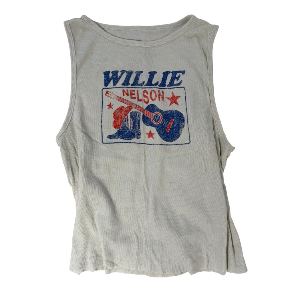 Willie Nelson Graphic Tank Top